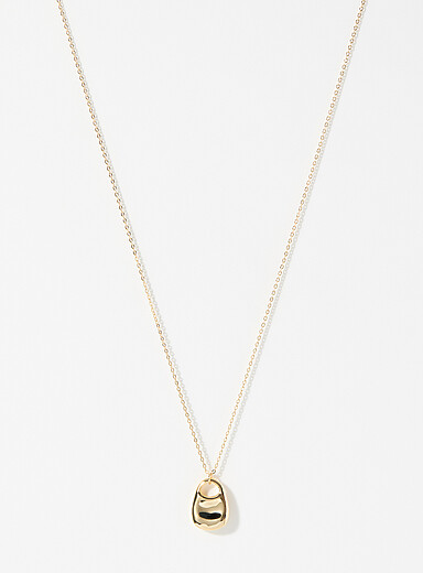 Organic pendant necklace