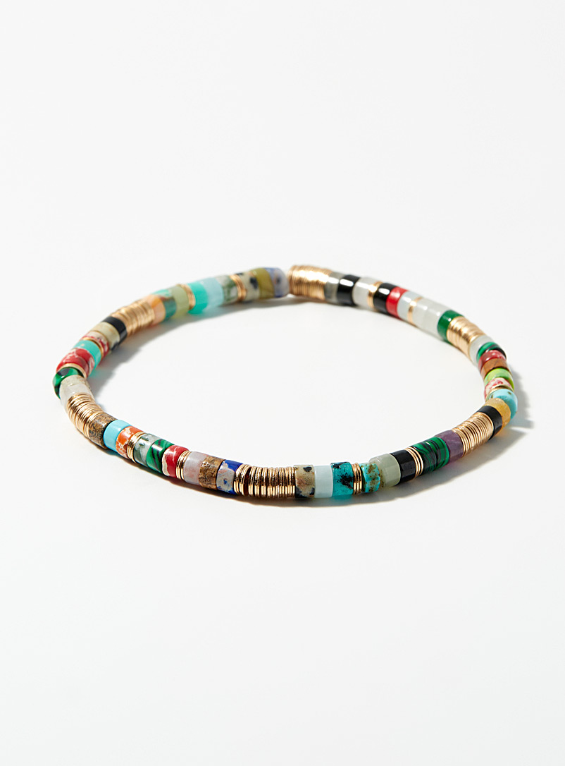 Simons Assorted Heishi colourful bracelet for women