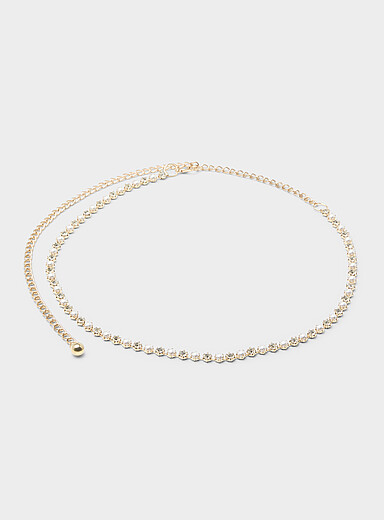 La fine cha&icirc;ne perles et diamants