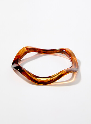 Le bracelet jonc ondul&eacute;