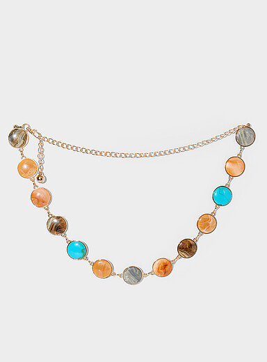 Circular medallion belt
