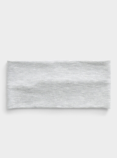 Le large bandeau jersey uni