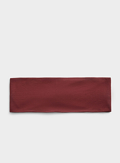 Le large bandeau jersey uni