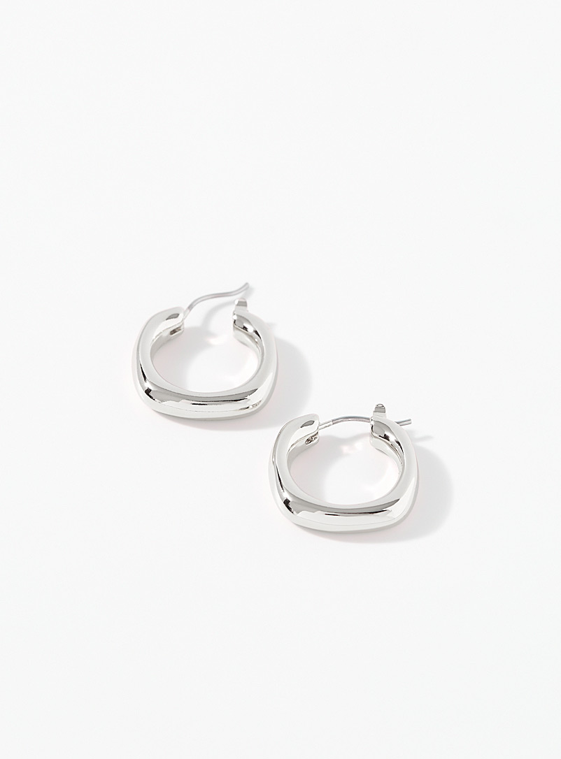 Square silhouette earrings product image (primary)