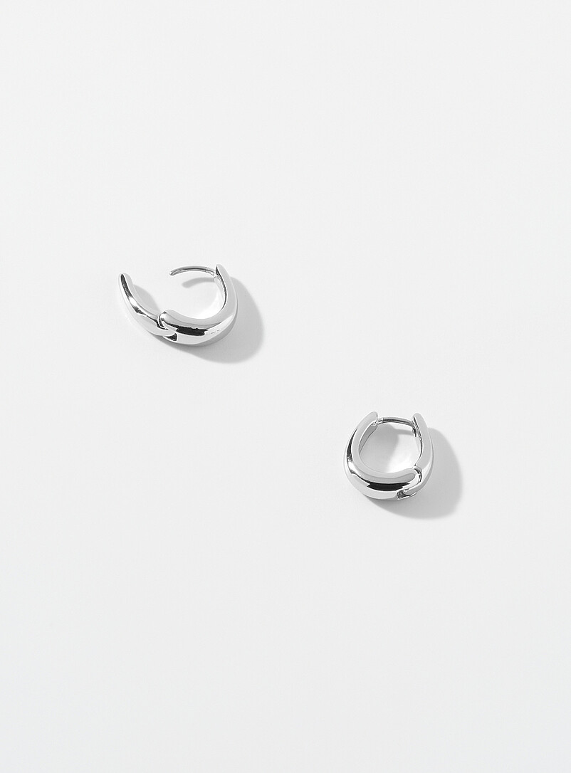 Small Oval Hoops