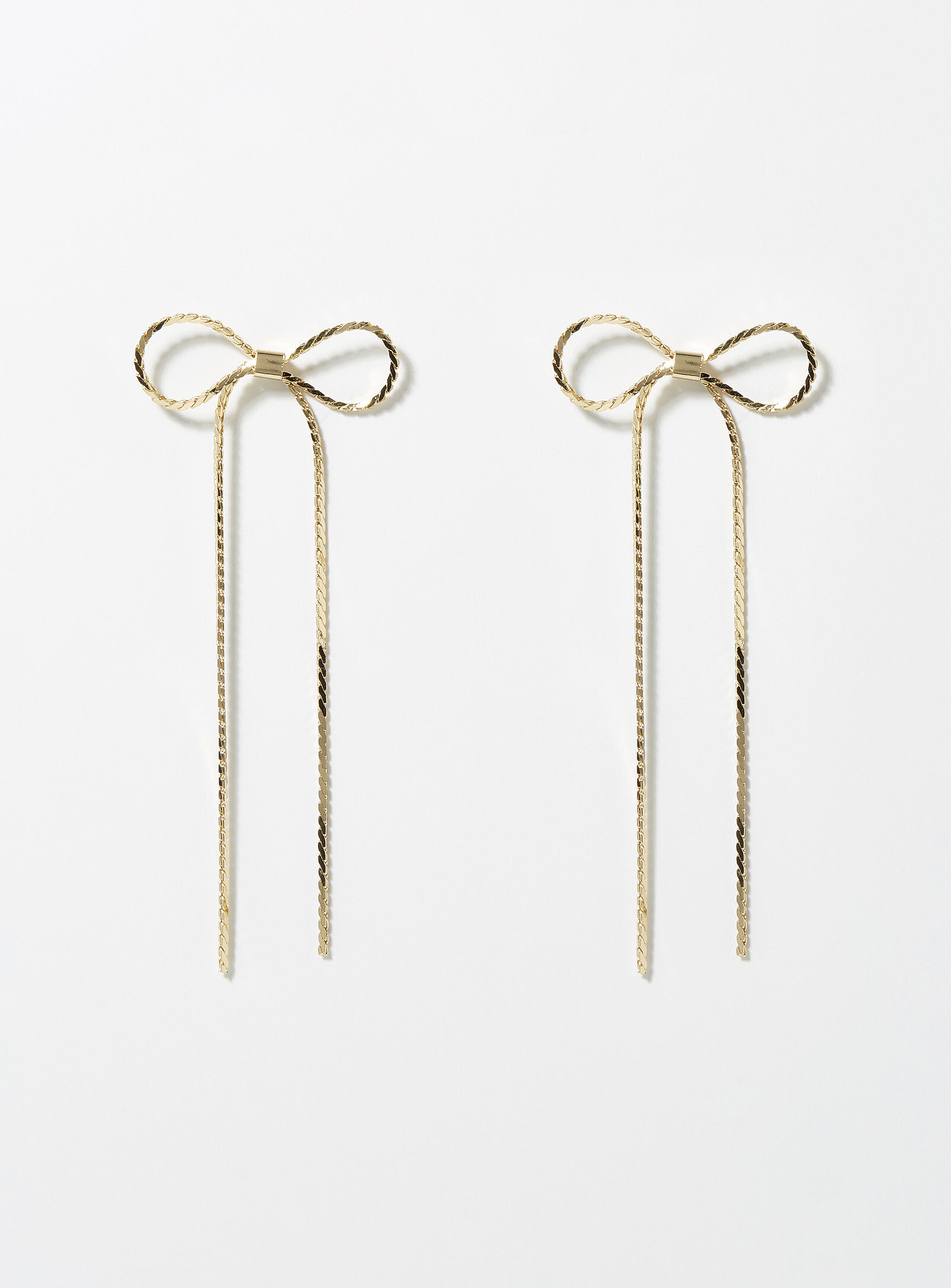 Simon's Delicate Bow Earrings In Assorted