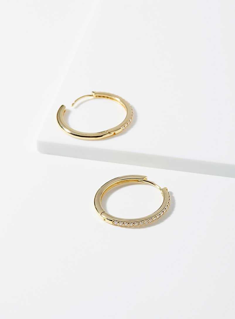 Crystal shine hoops product image (primary)