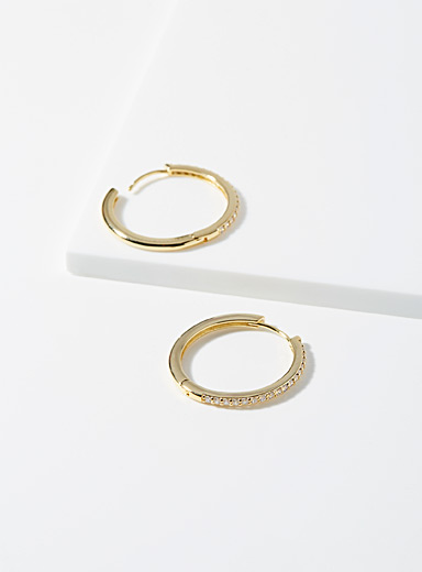 Crystal shine hoops product image 2