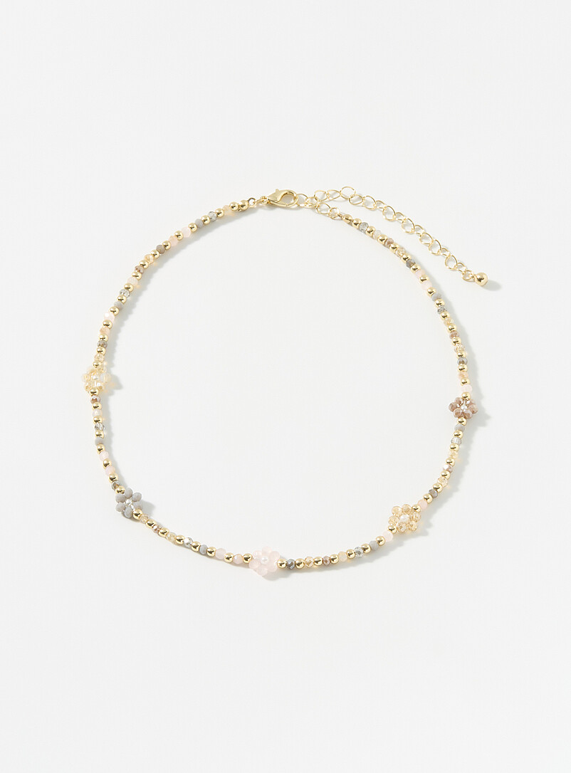 Flower Bead Necklace