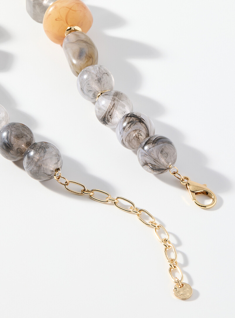 Large colourful stone necklace product image 2