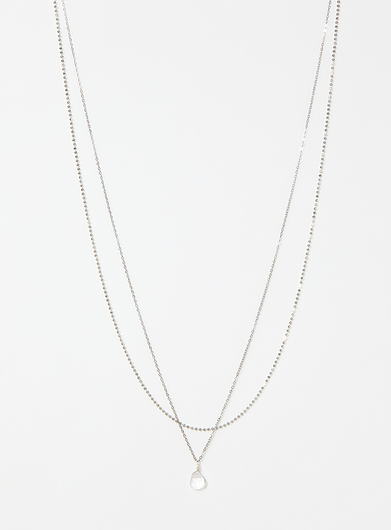Drop pendant necklace product image (primary)
