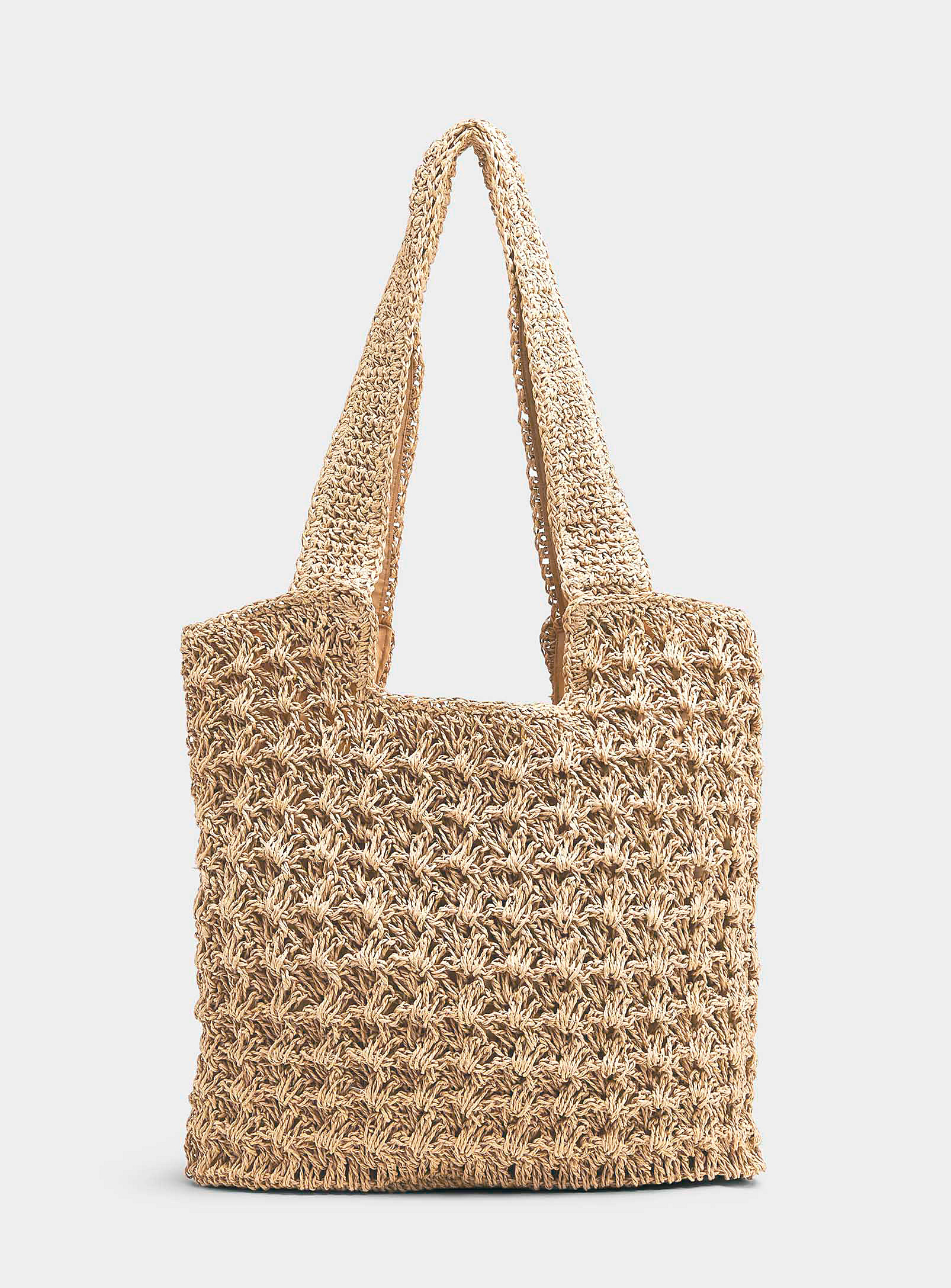 Simons - Women's Braided straw Tote Bag