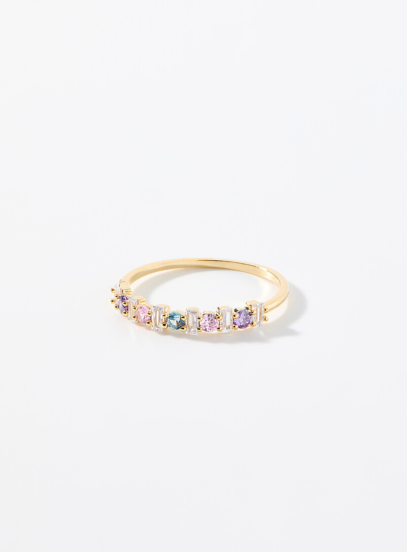 Small Pastel Stone Ring