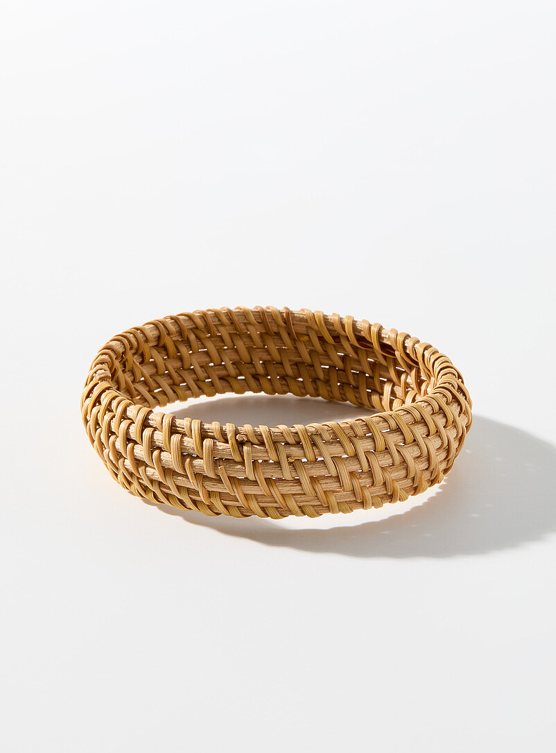 Braided Raffia Bangle