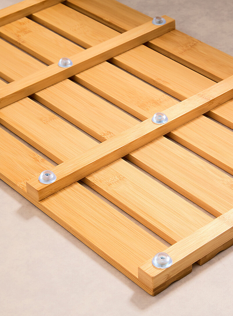 Bamboo slat bath mat 36 x 54 cm product image 2