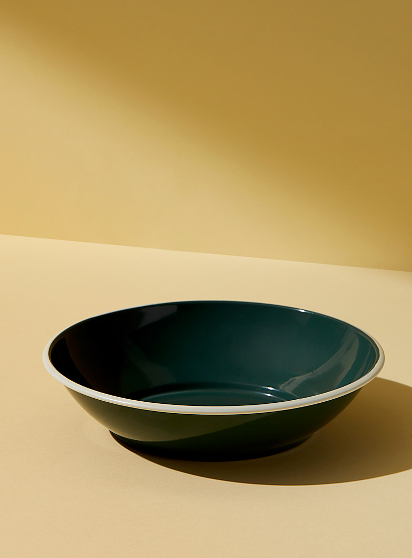 Simons Maison Assorted Contrasting trim small enamelled metal bowl