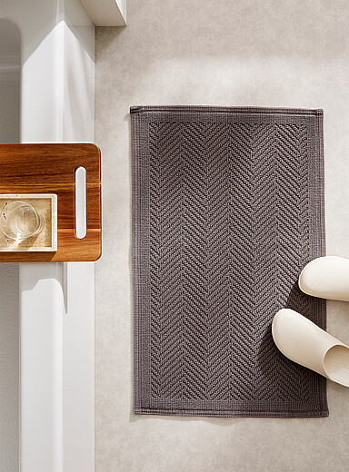 Embossed knots chevron bath mat 50 x 80 cm | Simons Maison | Bath Mats ...