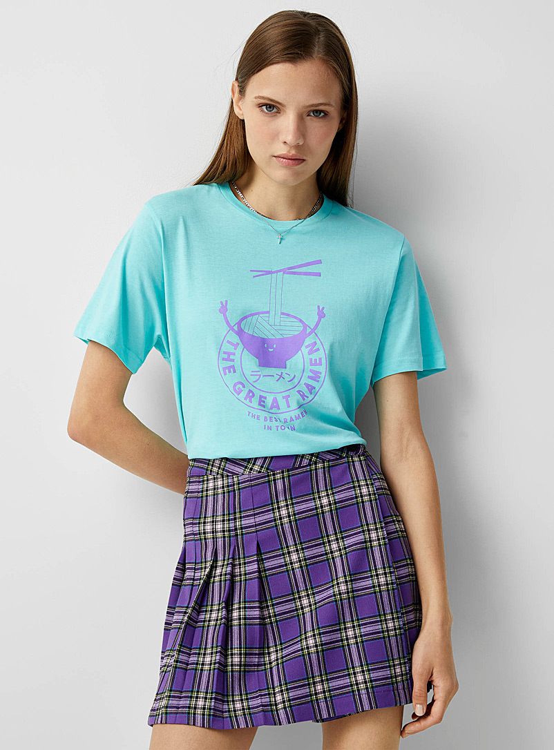 Twik: Le t-shirt meilleur ramen Sarcelle-turquoise-aqua pour femme