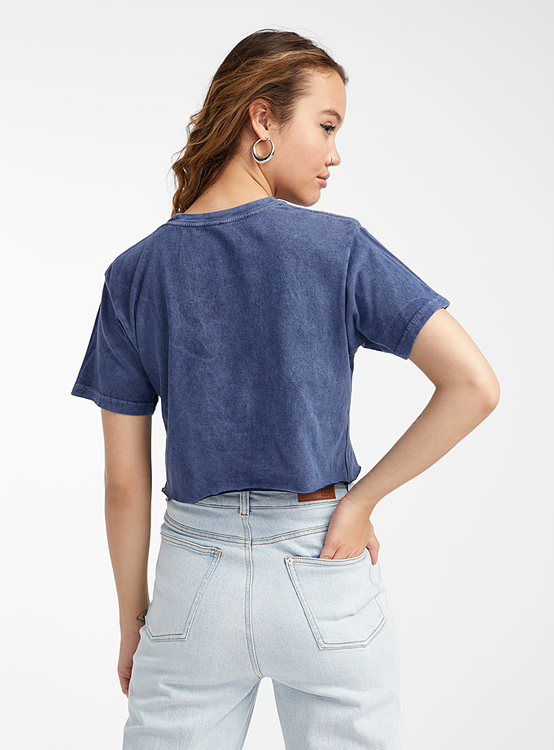 Twik: Le t-shirt Def Leppard Bleu pour femme