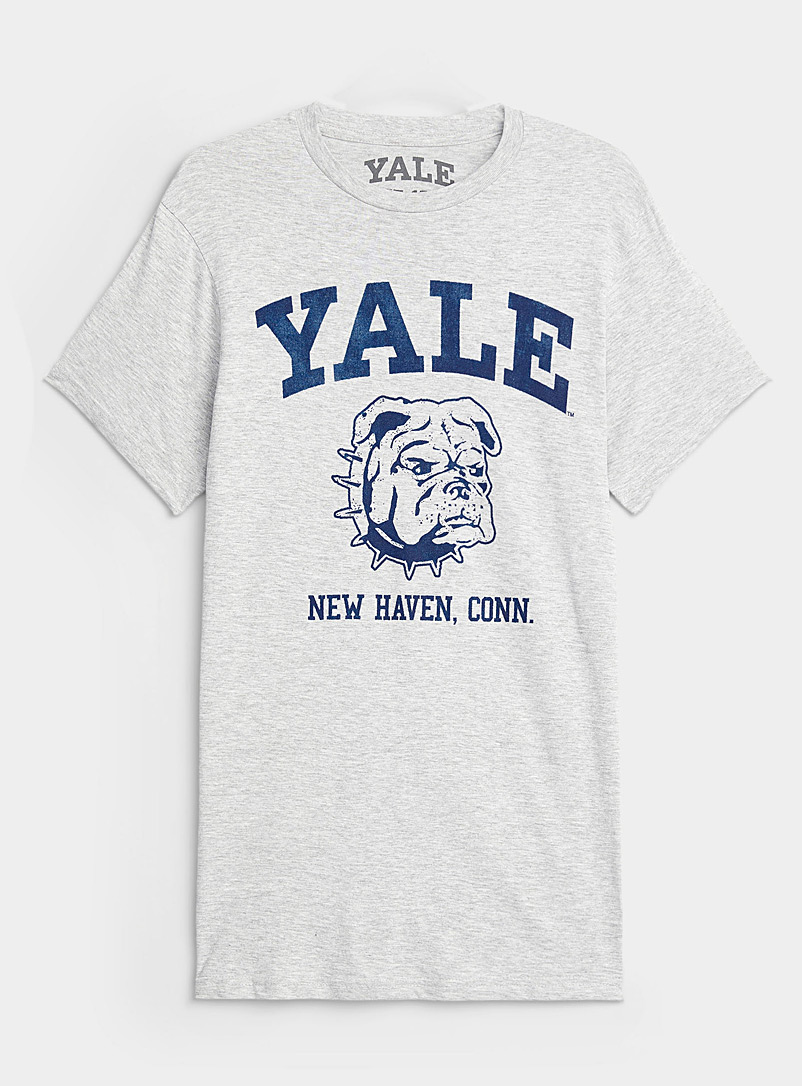 Twik: Le t-shirt ample Yale Gris pour femme