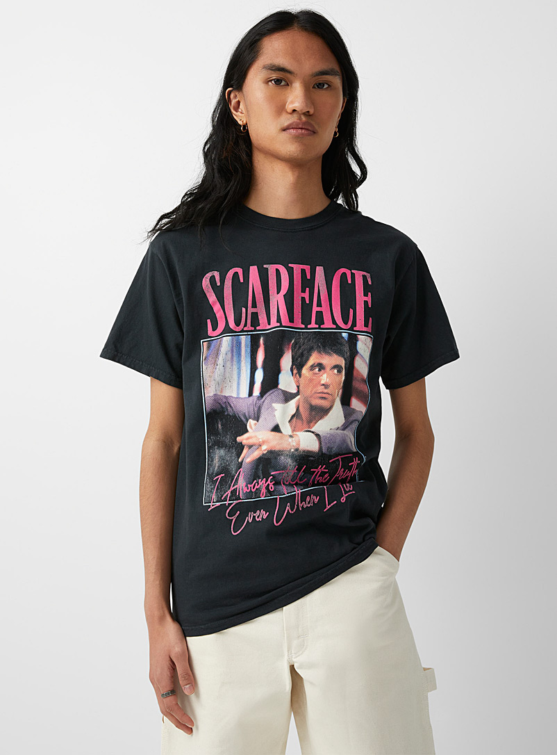 başhemşire Hiç yapısal olarak  Scarface faded T-shirt | Djab | Shop Men's Printed & Patterned T-Shirts  Online | Simons
