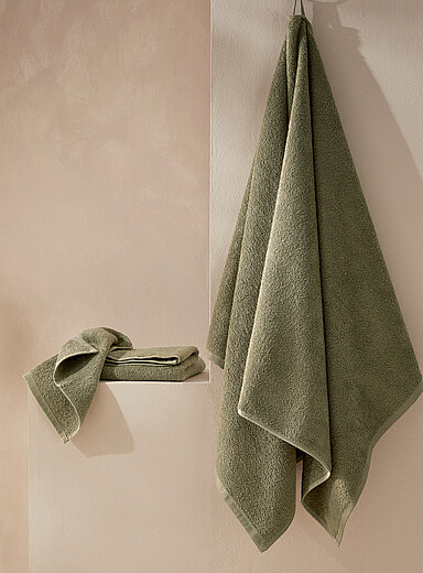 Everyday quick-drying organic cotton towels Absorbent and durable, lightweight