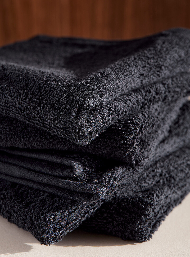 Simons Maison White Everyday quick-drying organic cotton facecloths Set of 5