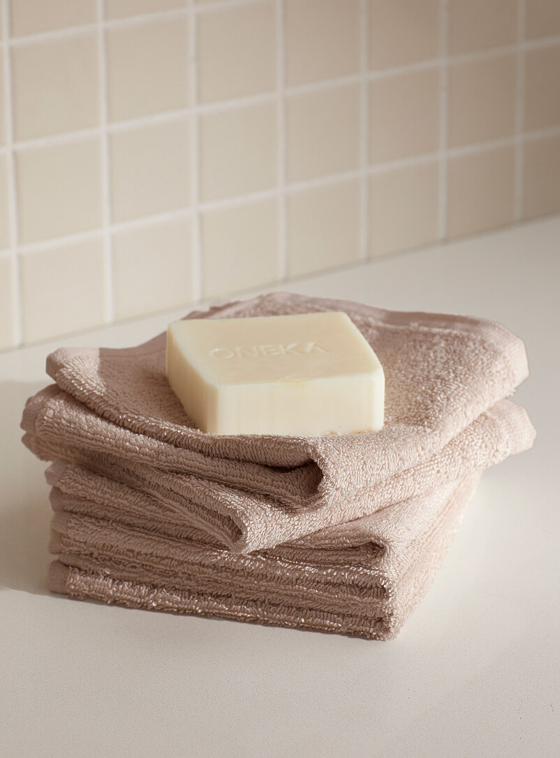 Everyday Quick-Drying Organic Cotton Facecloths Set Of 5