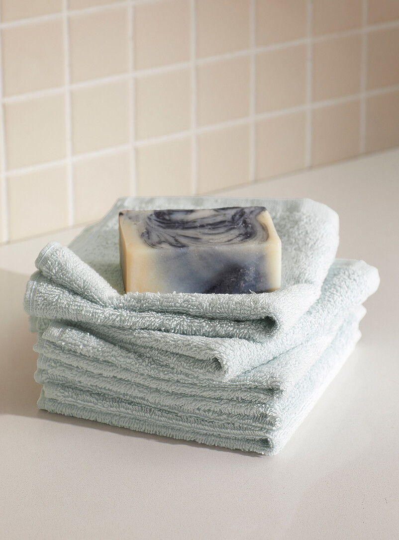 Everyday Quick-Drying Organic Cotton Facecloths Set Of 5