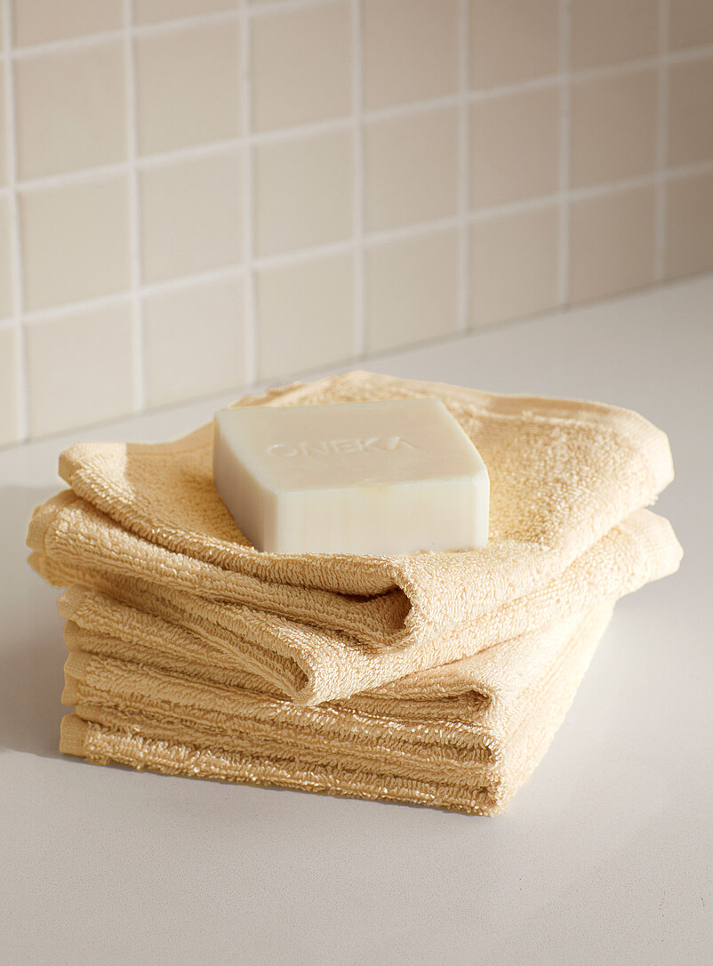 Everyday Quick-Drying Organic Cotton Facecloths Set Of 5