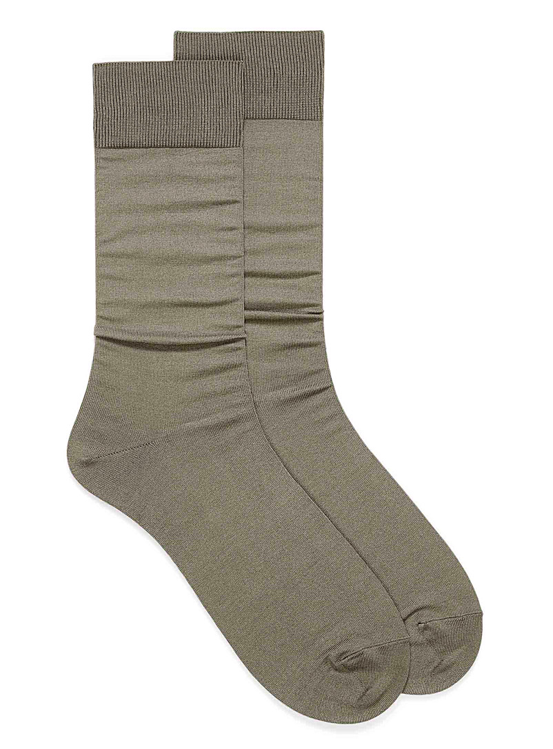 Seamless Egyptian cotton socks, Bleuforêt