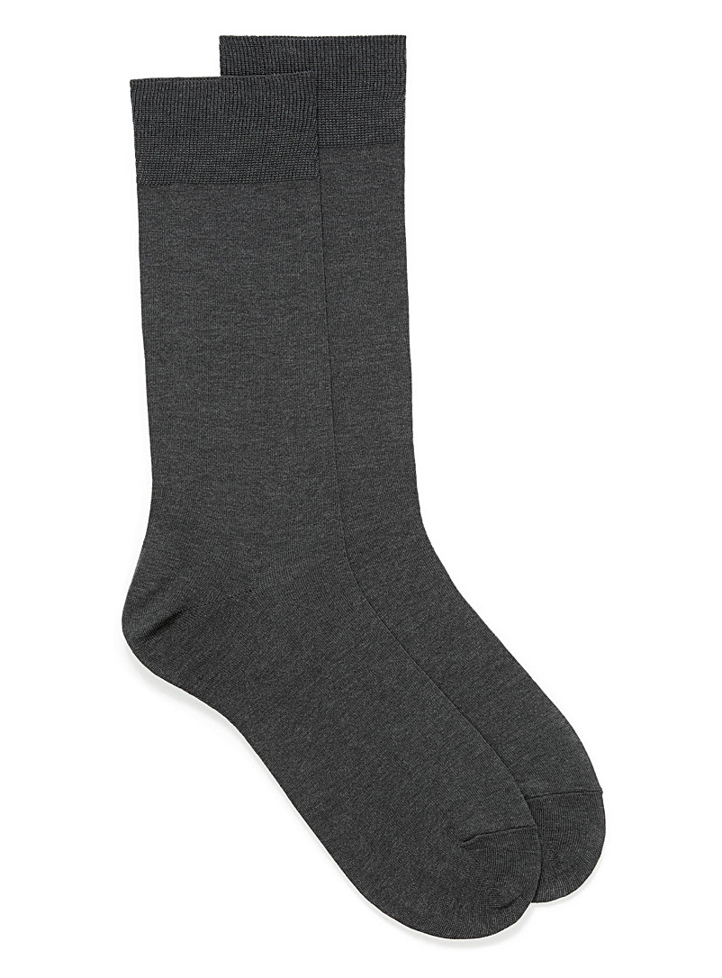 Le 31 Black Essential coloured socks for men