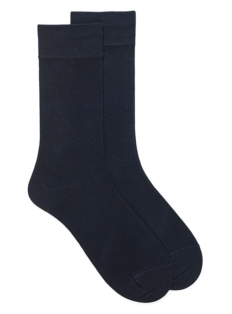 Le 31 Off White Minimalist dress socks for men