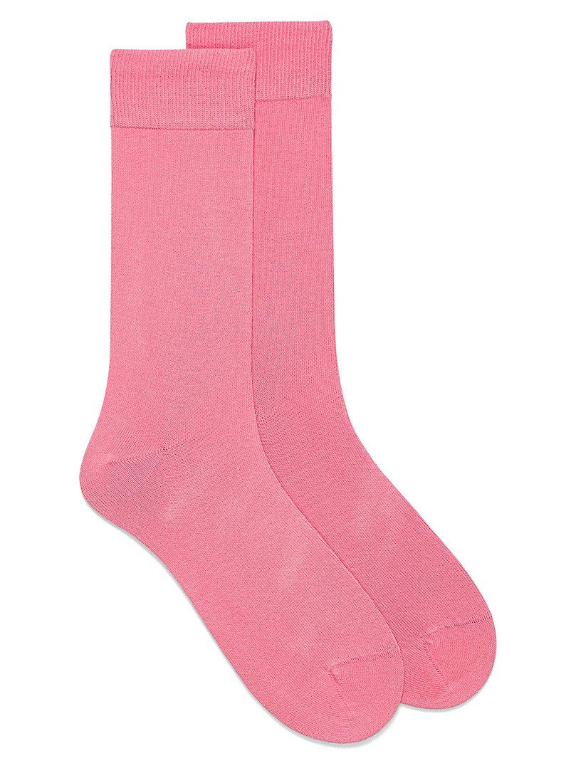 Le 31 Dusky Pink Essential organic cotton socks for men