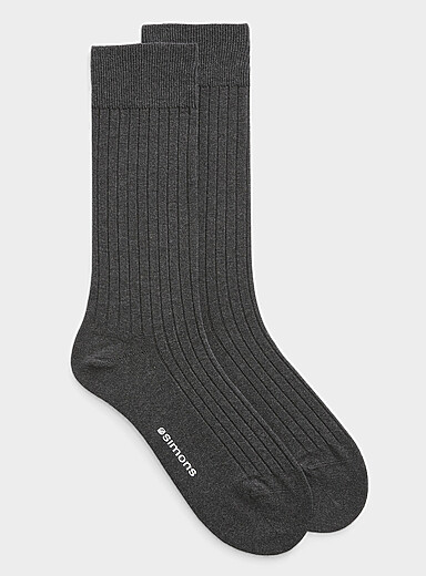 La chaussette habill&eacute;e coton bio fines c&ocirc;tes