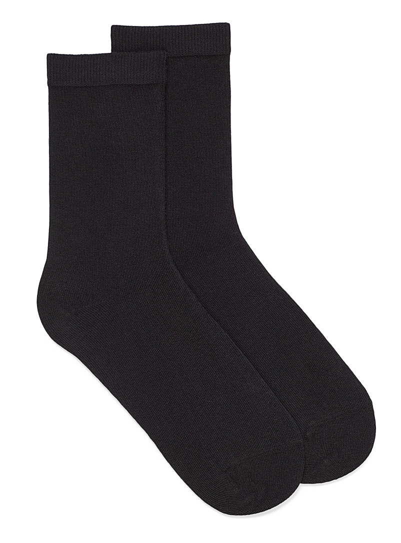 Simons Pink Solid comfortable socks Made in Portugal for women