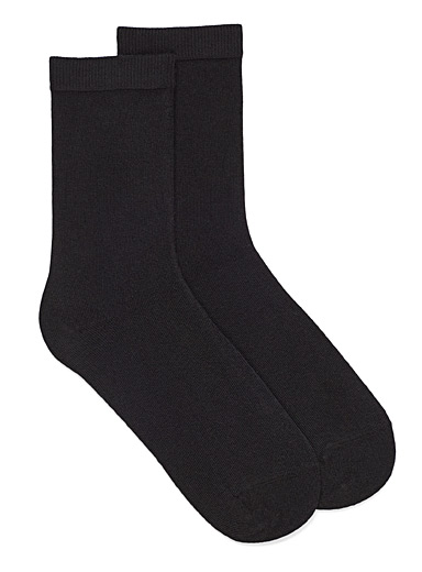 La chaussette unie tout confort Faite au Portugal