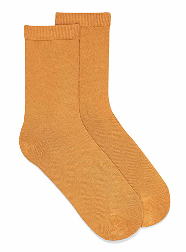 La chaussette unie tout confort Faite au Portugal