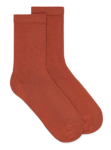 La chaussette unie tout confort Faite au Portugal