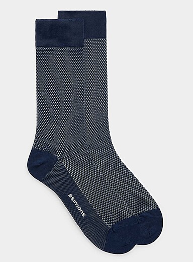La chaussette habill&eacute;e tricot relief