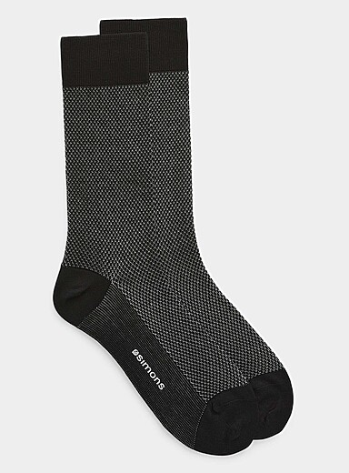 La chaussette habill&eacute;e tricot relief