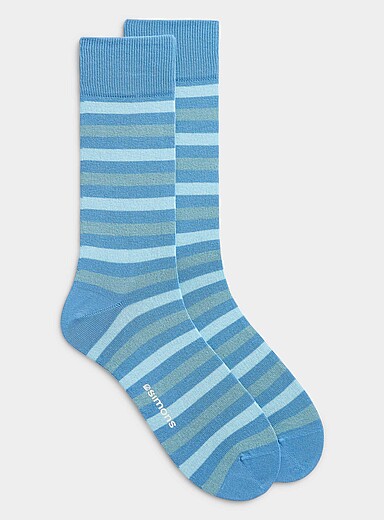 Tricolour stripe socks