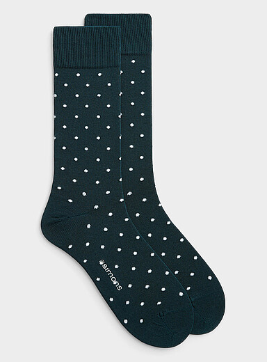 La chaussette pois jacquard