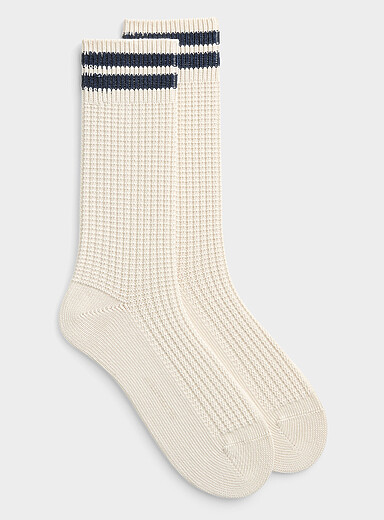 La chaussette tricot coton bio