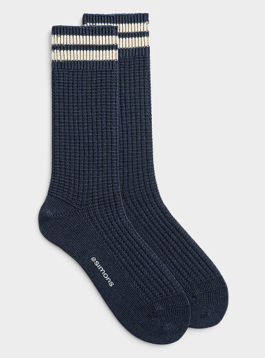 La chaussette tricot coton bio