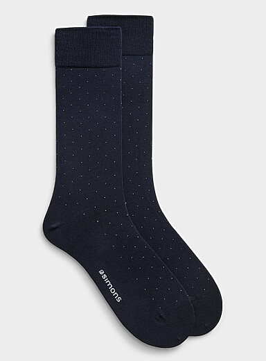 Pin dot dress socks