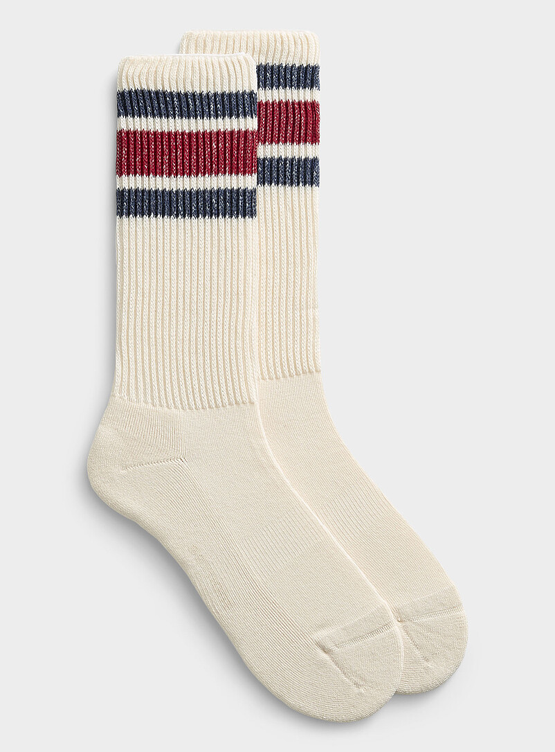 Preppy-stripe ribbed socks | Le 31 | | Simons