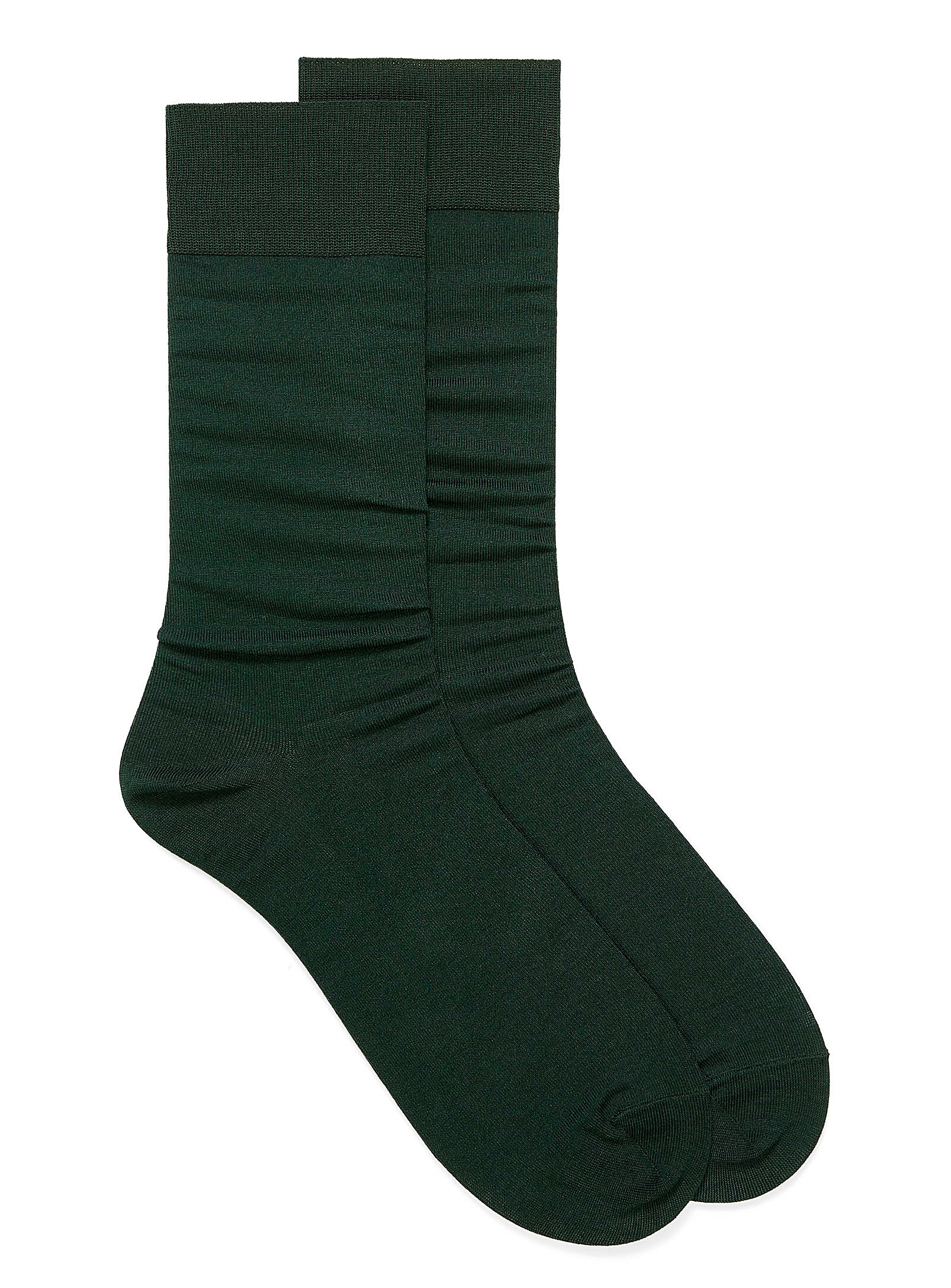 Le 31 Essential Coloured Socks In Mossy Green