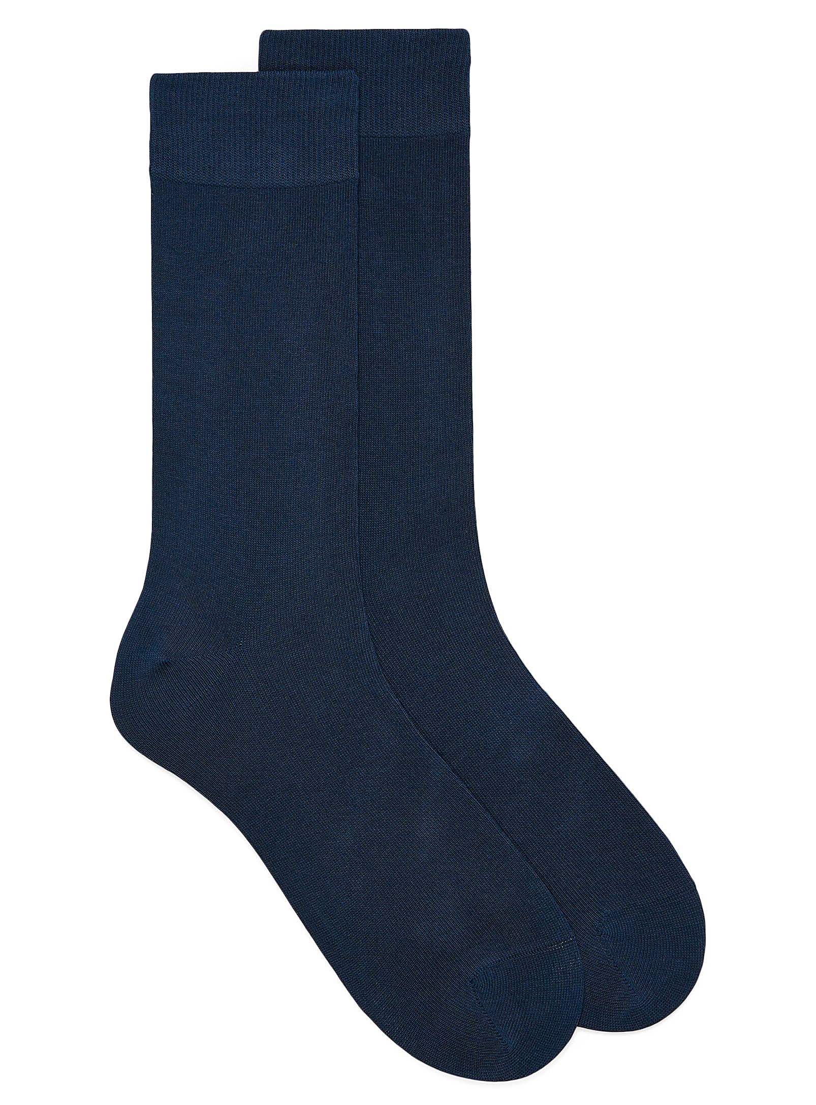 Le 31 Essential Organic Cotton Socks In Sapphire Blue