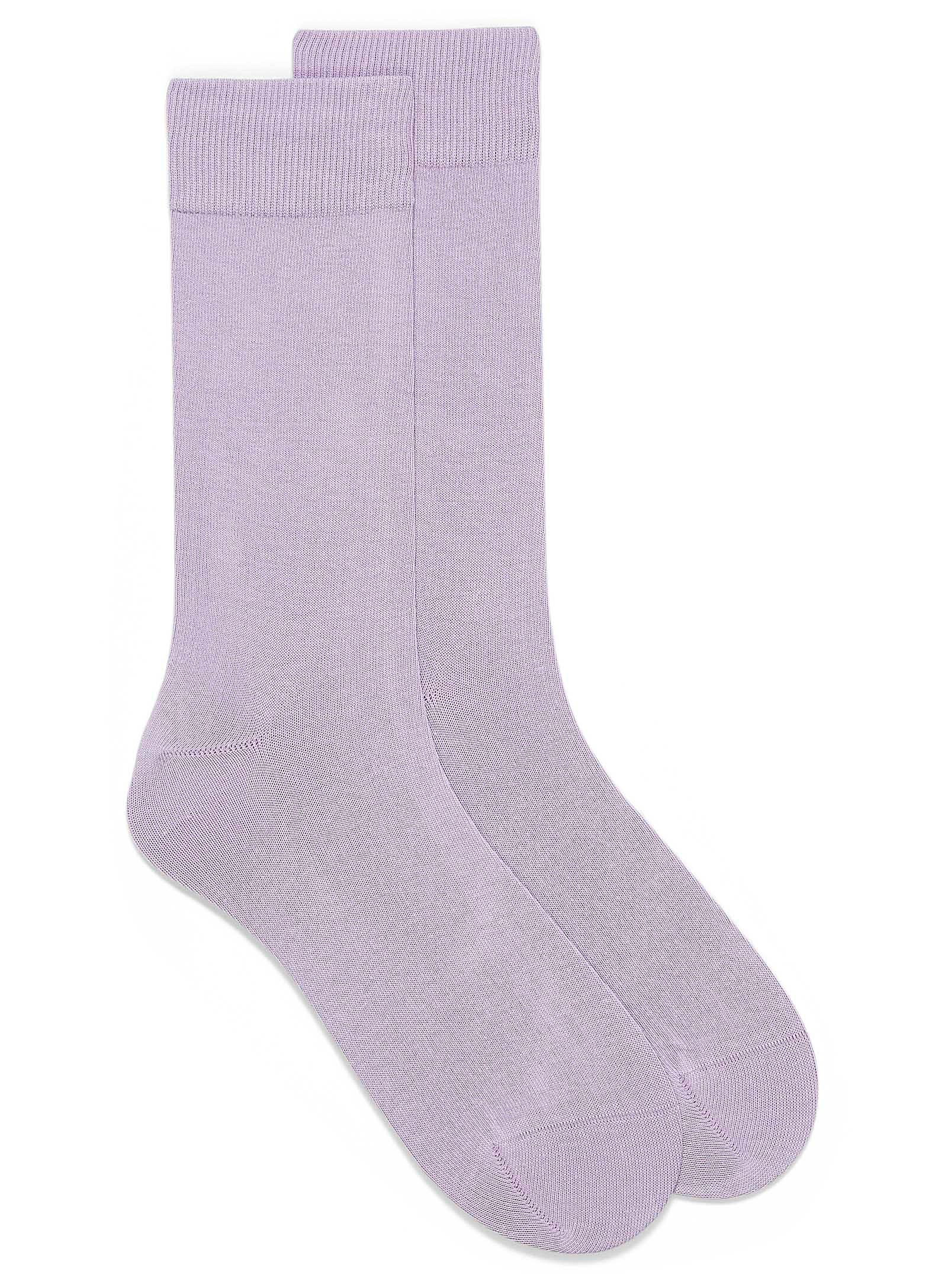 Le 31 Essential Organic Cotton Socks In Lilacs